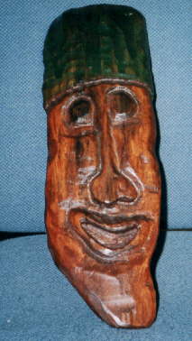 Carved Mask. Contact Brent at Brent@tarotcanada.ca for purchase information or for a custom Magickal Wand!