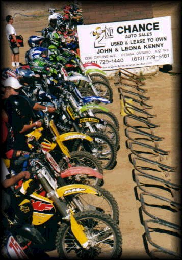 Sandalee Racepark.  Canadian, Ontario Motocross Racing.  September 2, 2001